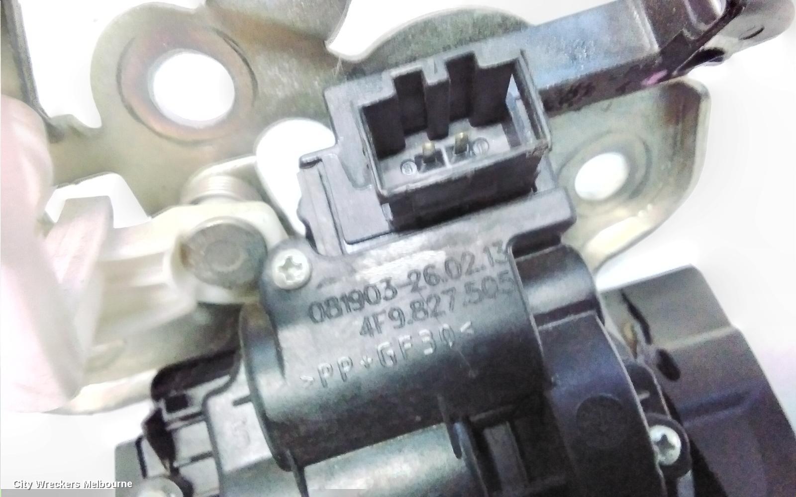 AUDI Q7 DOOR/BOOT/GATE LOCK, TAILGATE LOCK, 4L, 10/2009 - 08/2015