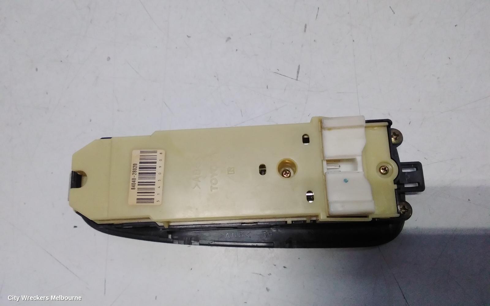 TOYOTA TARAGO PWR DR WIND SWITCH, RH FRONT (MASTER SWITCH), ACR30, 2DR, 06/2000 - 02/2006