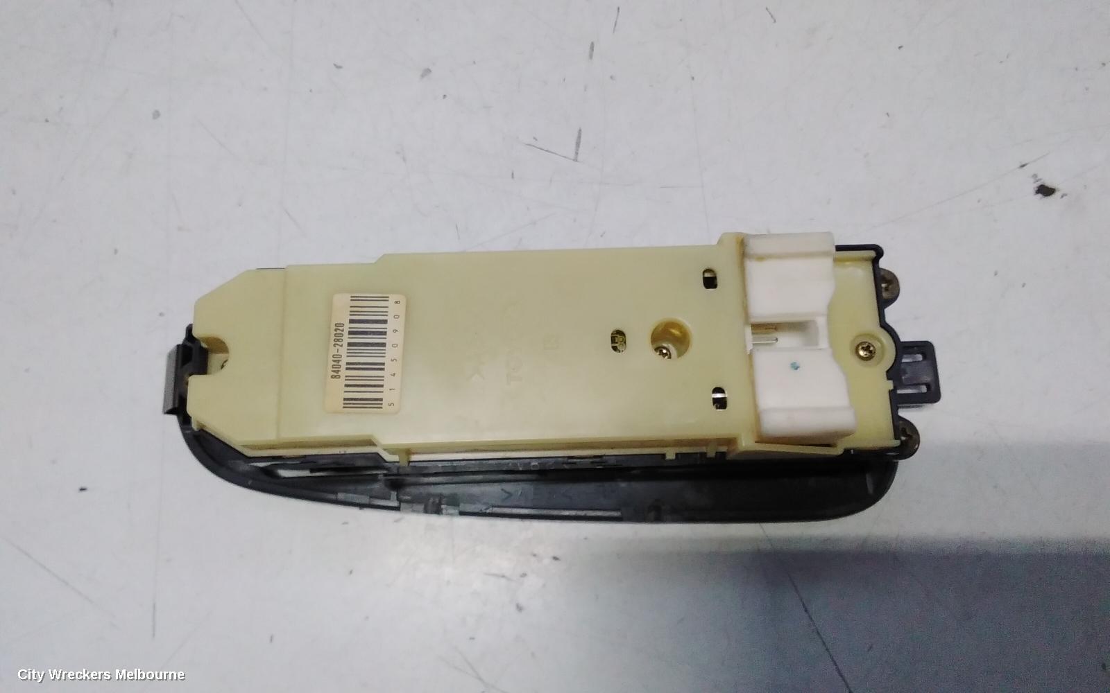 TOYOTA TARAGO PWR DR WIND SWITCH, RH FRONT (MASTER SWITCH), ACR30, 2DR, 06/2000 - 02/2006