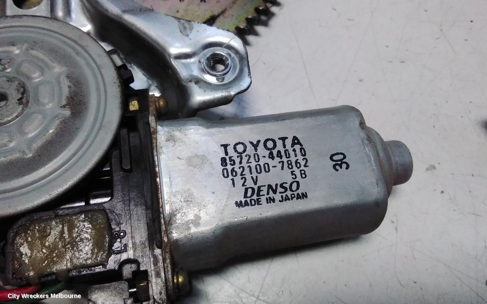 TOYOTA TARAGO LEFT FRONT WINDOW REG/MOTOR, ACR30,  POWER, 06/2000 - 02/2006