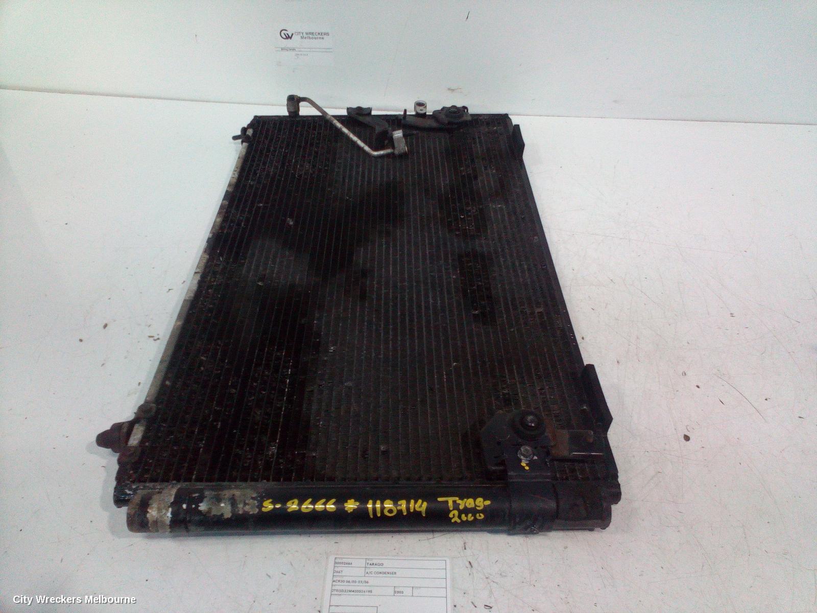 TOYOTA TARAGO A/C CONDENSER, ACR30 06/2000 - 02/2006