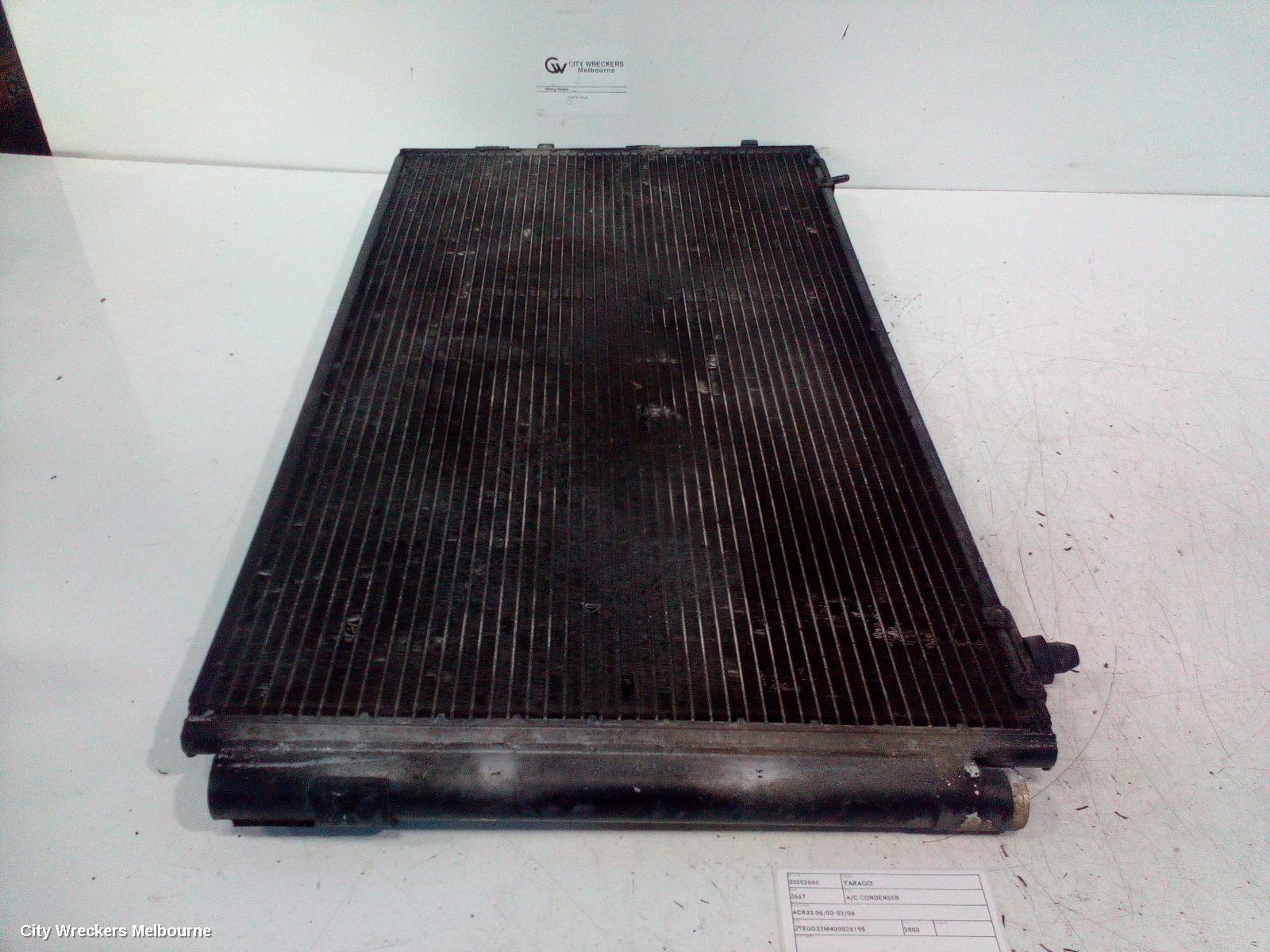 TOYOTA TARAGO A/C CONDENSER, ACR30 06/2000 - 02/2006