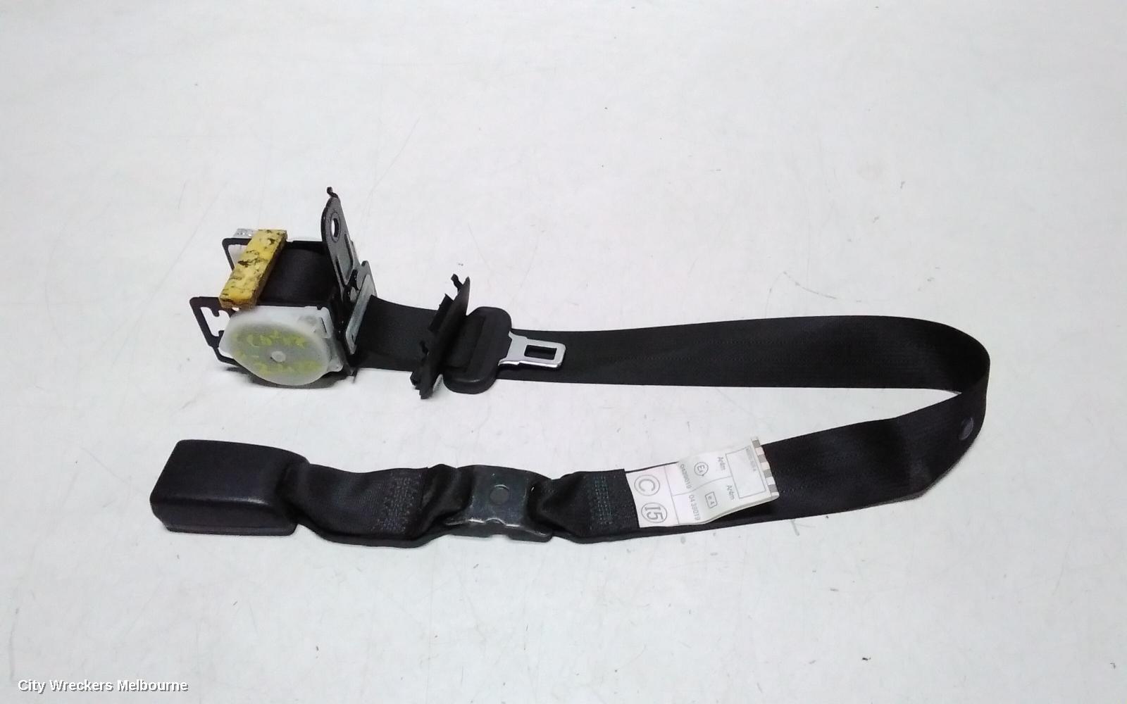 LEXUS IS250/IS250C SEATBELT/STALK, CENTRE REAR, ASSY (BELT AND STALK), BLACK, SEDAN, GSE20R, 10/2008 - 06/2013