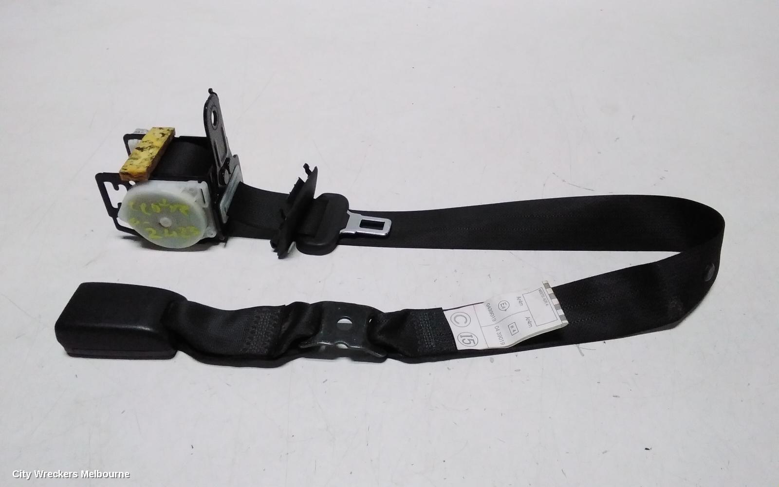 LEXUS IS250/IS250C SEATBELT/STALK, CENTRE REAR, ASSY (BELT AND STALK), BLACK, SEDAN, GSE20R, 10/2008 - 06/2013