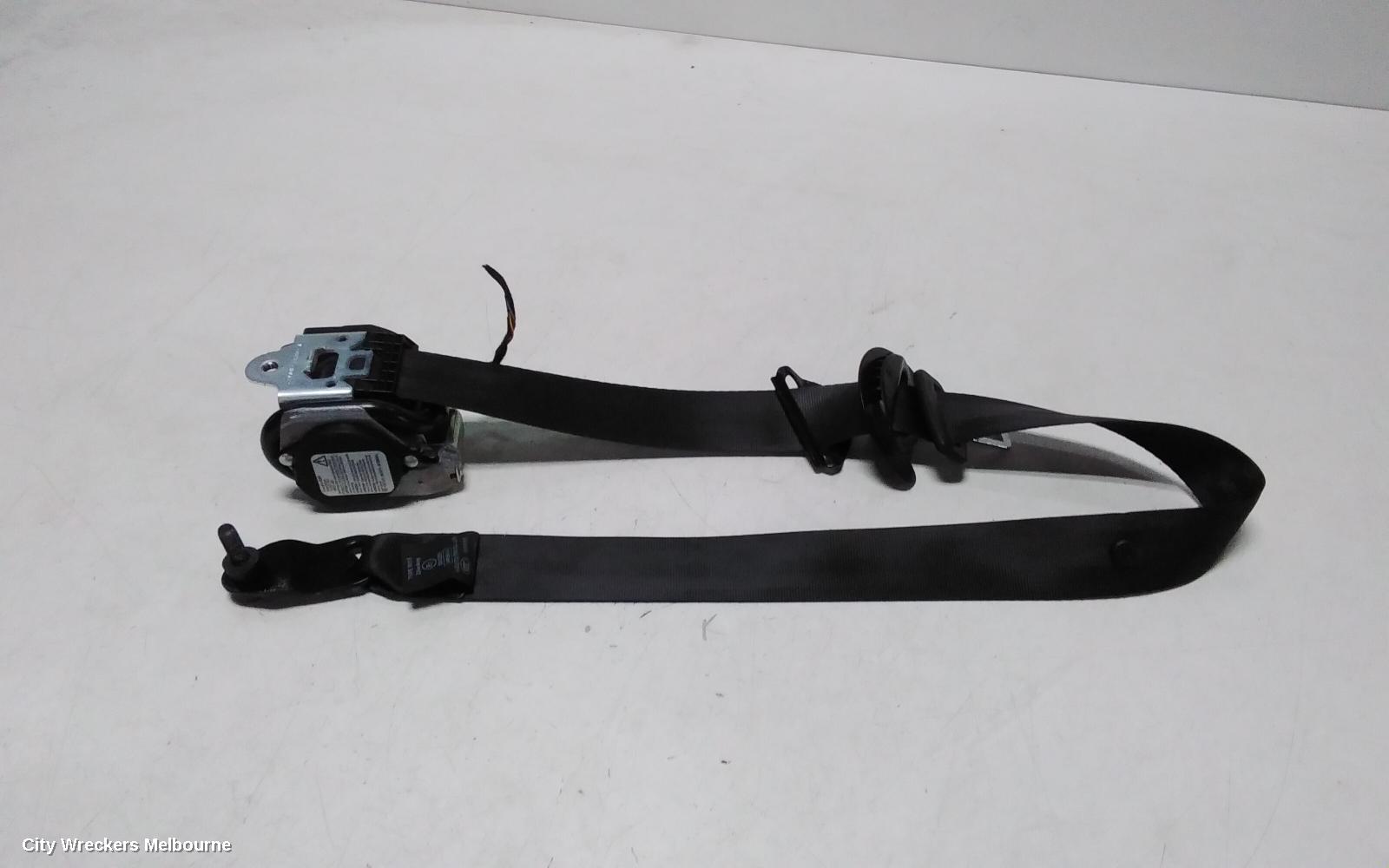 LAND ROVER RANGEROVER EVOQUE SEATBELT/STALK, LH FRONT, SEAT BELT ONLY, 5DR WAGON, POWER SEAT TYPE, L538, 11/2011 - 01/2019