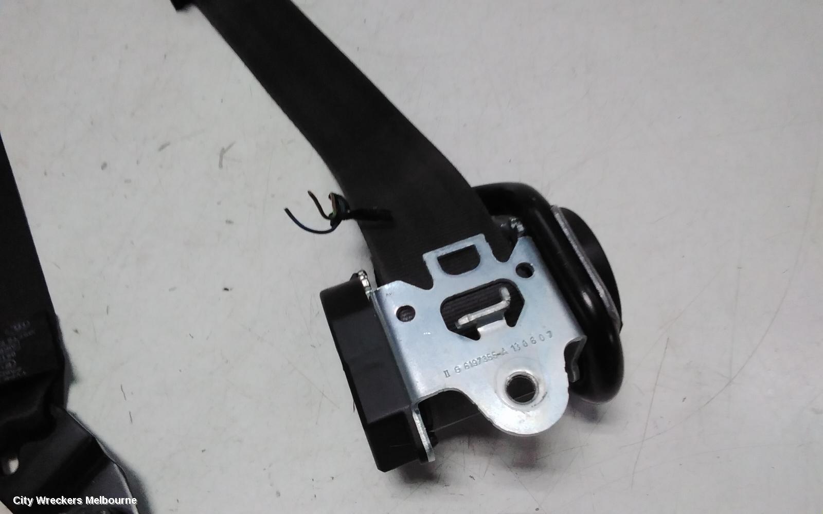 LAND ROVER RANGEROVER EVOQUE SEATBELT/STALK, RH FRONT, SEAT BELT STALK ONLY, 5DR WAGON, POWER SEAT TYPE, L538, 11/2011 - 01/2019