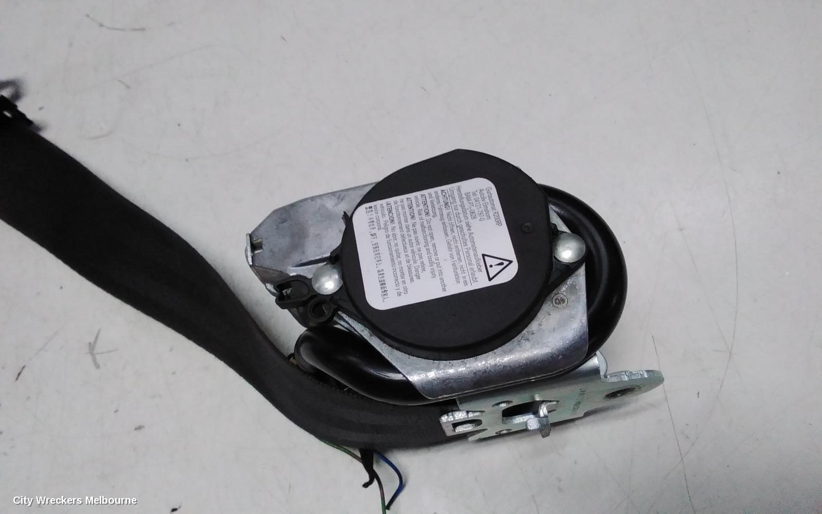 LAND ROVER RANGEROVER EVOQUE SEATBELT/STALK, RH FRONT, SEAT BELT STALK ONLY, 5DR WAGON, POWER SEAT TYPE, L538, 11/2011 - 01/2019
