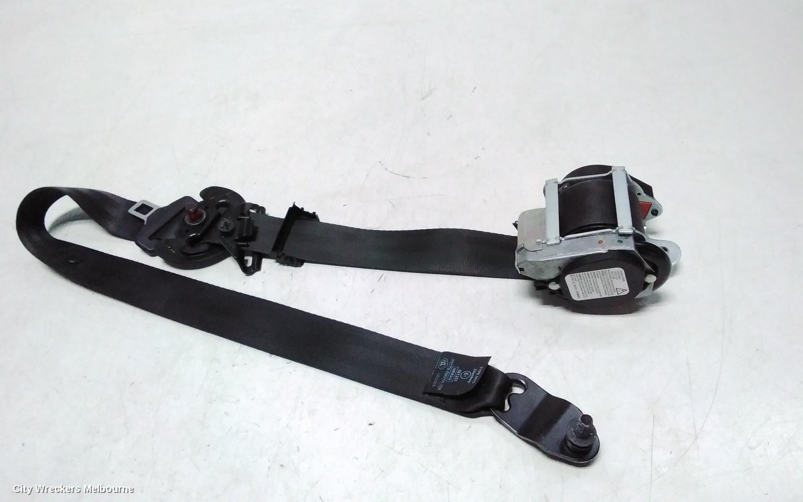 LAND ROVER RANGEROVER EVOQUE SEATBELT/STALK, RH FRONT, SEAT BELT STALK ONLY, 5DR WAGON, POWER SEAT TYPE, L538, 11/2011 - 01/2019