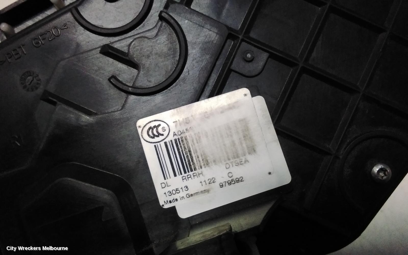 LAND ROVER RANGEROVER EVOQUE DOOR/BOOT/GATE LOCK, RIGHT REAR DOOR LOCK, L538, W/ KEYLESS ENTRY & START TYPE (TWO WIRE PLUG), 11/2011 - 01/2019