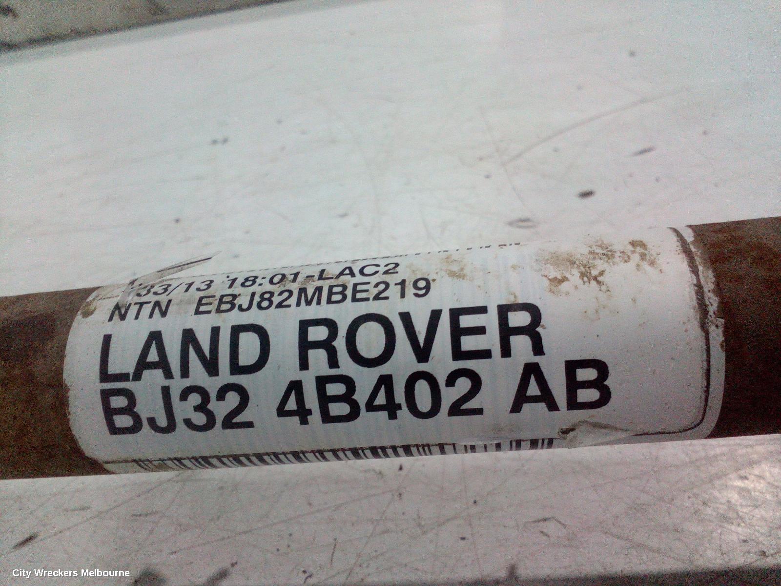 LAND ROVER RANGEROVER EVOQUE LEFT DRIVESHAFT, REAR, DYNAMIC DRIVELINE, L538, 11/2011 - 01/2019