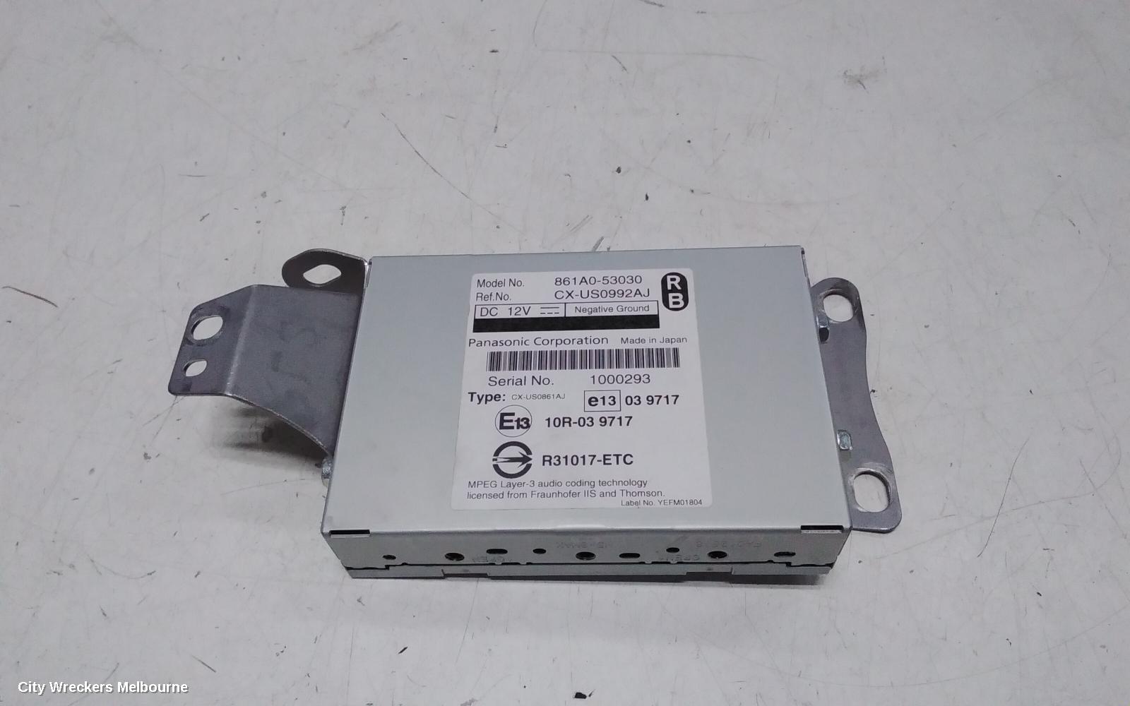 LEXUS IS250/IS250C, GSE20R, MISC SWITCH, 11/2005 - 12/2014, 861A0-53030 MULTIMEDIA INTERFACE MODULE UNIT  : 118838