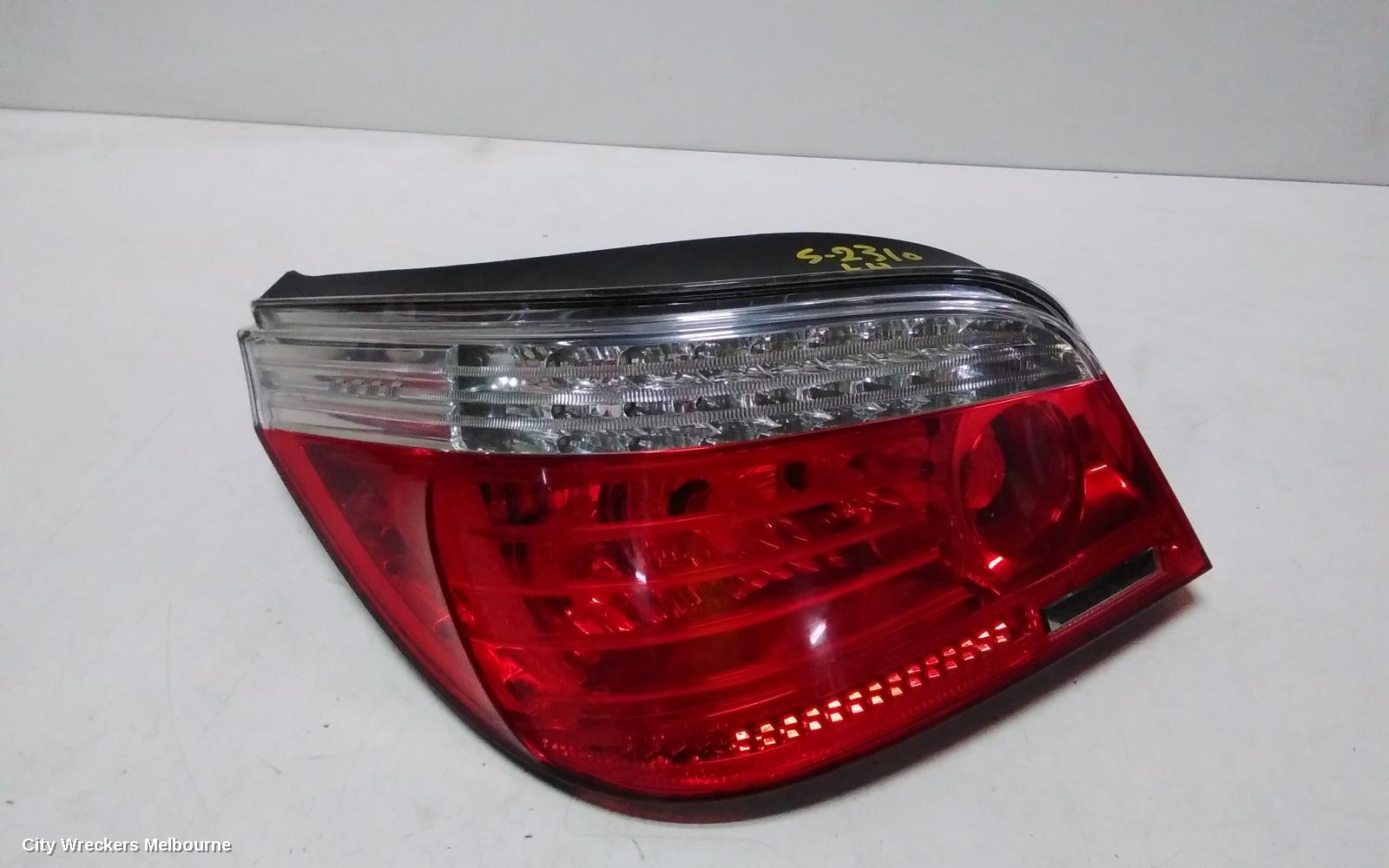 BMW 5 SERIES LEFT TAILLIGHT, E60, SEDAN, LED TYPE, 03/2007 - 04/2010