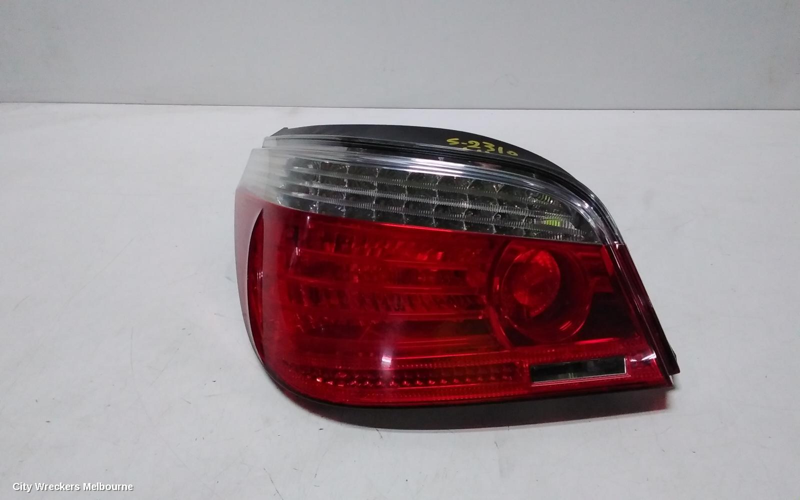 BMW 5 SERIES LEFT TAILLIGHT, E60, SEDAN, LED TYPE, 03/2007 - 04/2010