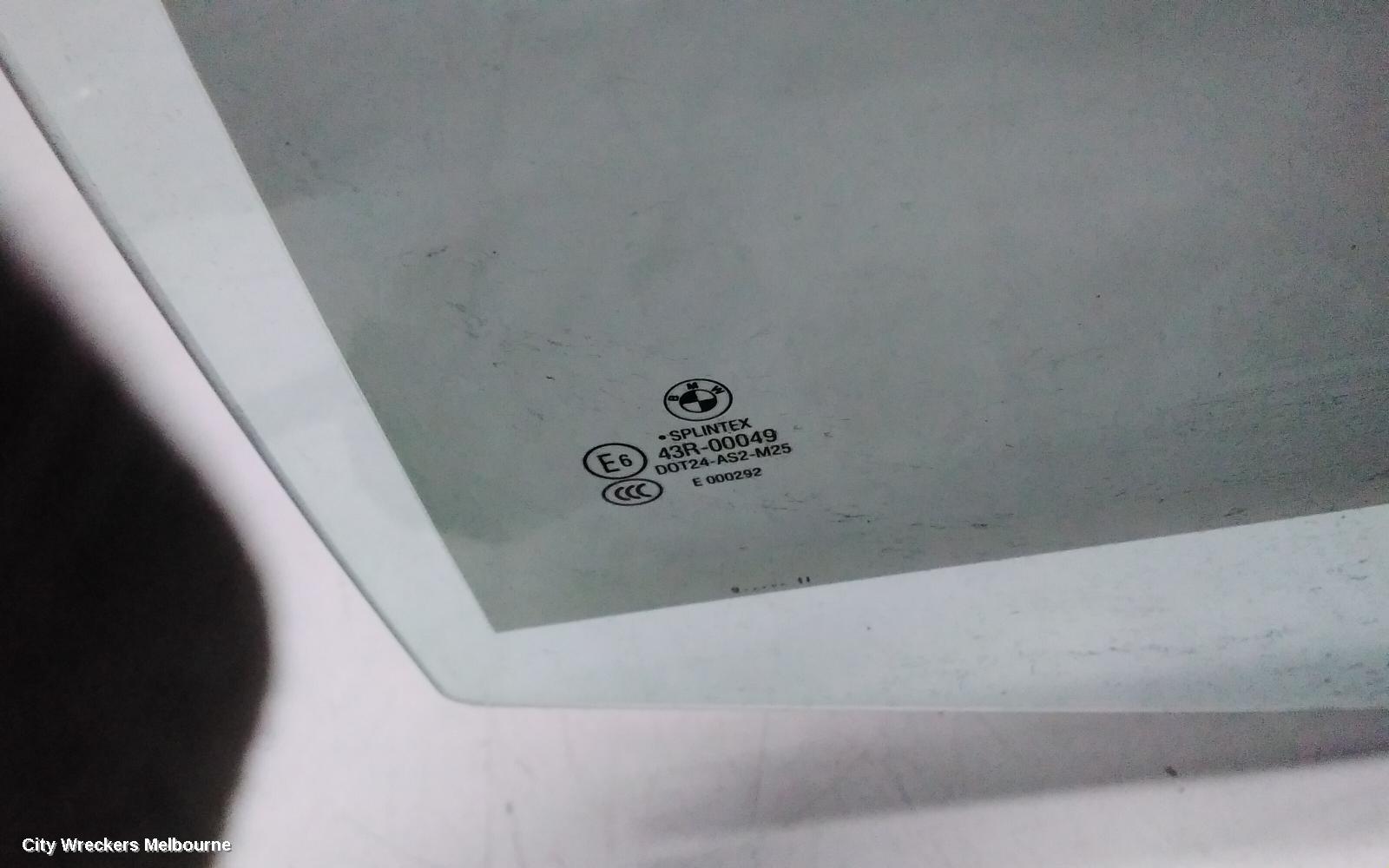 BMW 5 SERIES LEFT REAR DOOR WINDOW, E60, SEDAN, 10/2003 - 04/2010