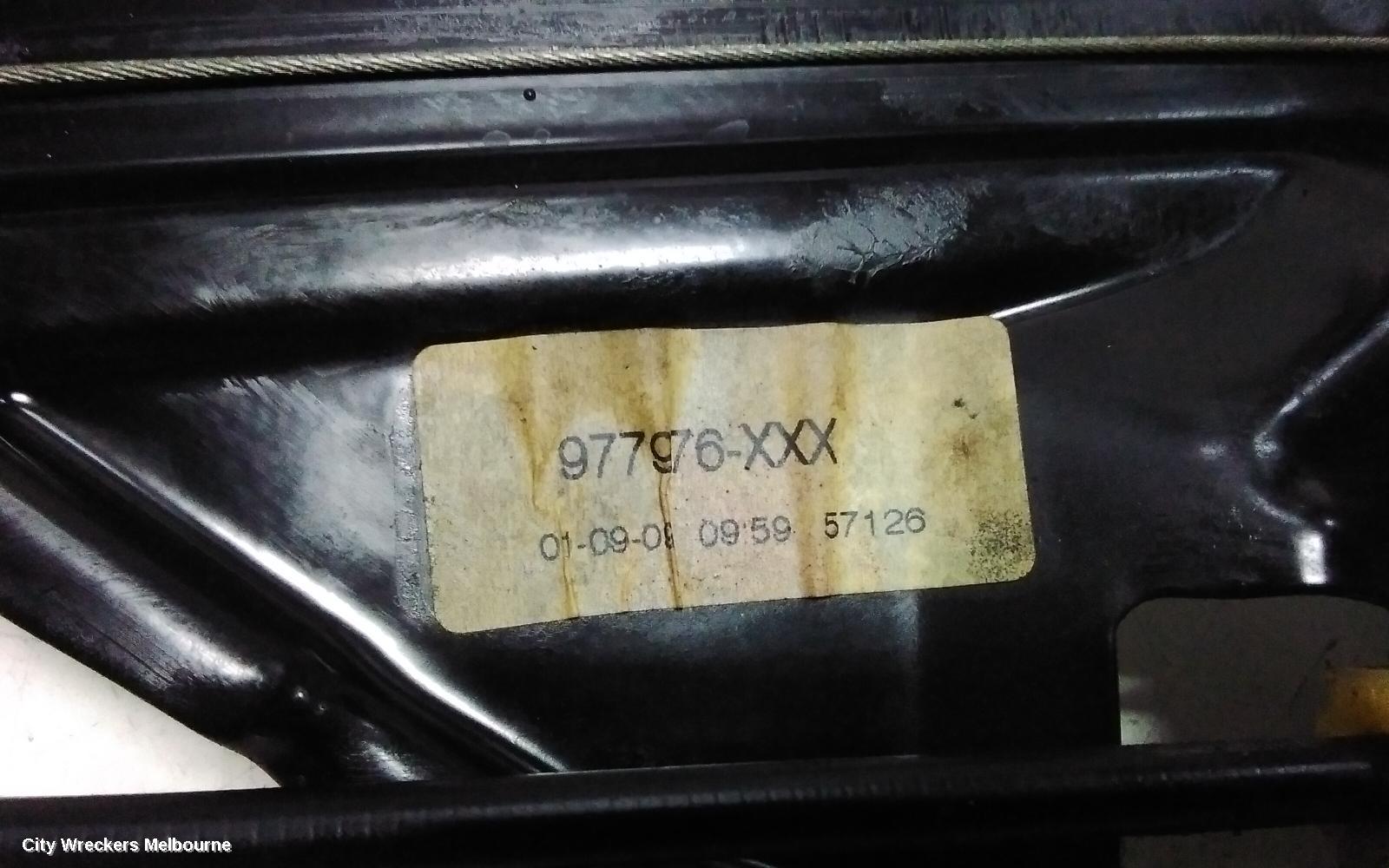 BMW 5 SERIES RIGHT REAR WND REG/MOTOR, E60, 10/2003 - 04/2010