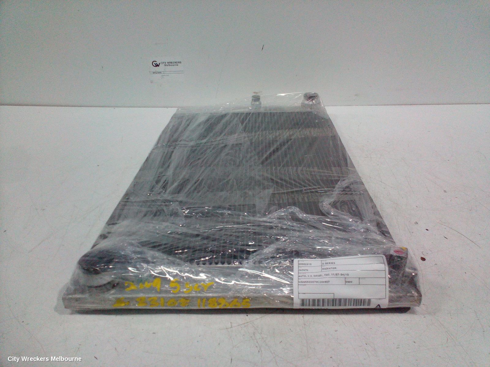 BMW 5 SERIES RADIATOR, AUTO, 2.0, DIESEL, E60, 11/2007 - 04/2010
