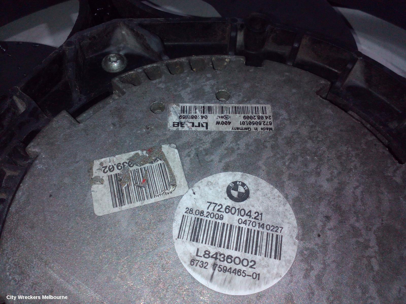 BMW 5 SERIES FAN, SINGLE FAN ASSY, 2.0, DIESEL, N47, E60, 03/2007 - 04/2010
