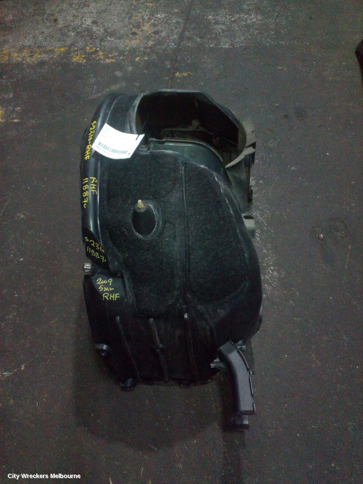 BMW 5 SERIES RIGHT GUARD LINER, E60, NON M SPORTS PACKAGE, 10/2003 - 04/2010