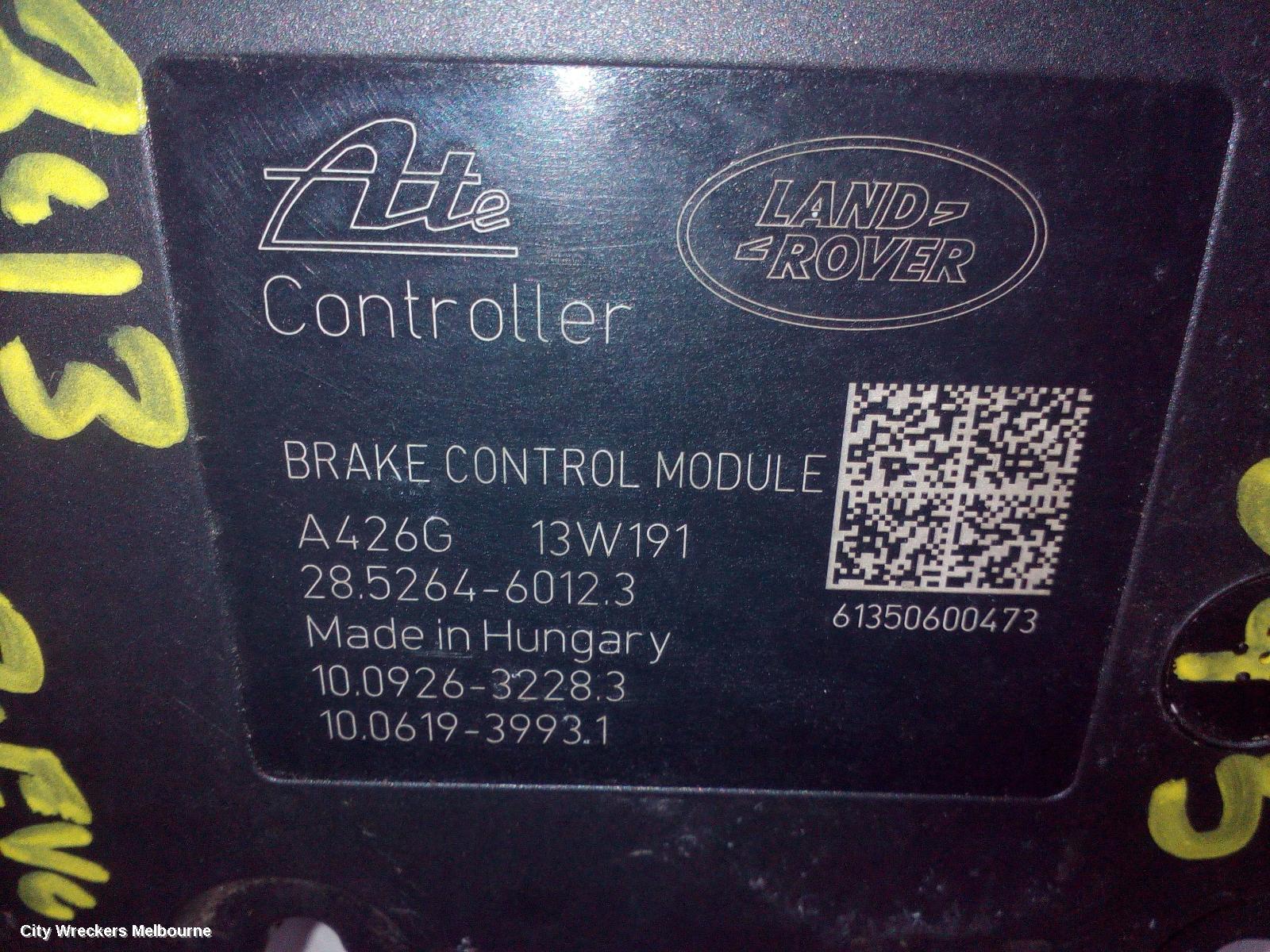 LAND ROVER RANGEROVER EVOQUE ABS PUMP/MODULATOR, L538, 11/2011 - 01/2019