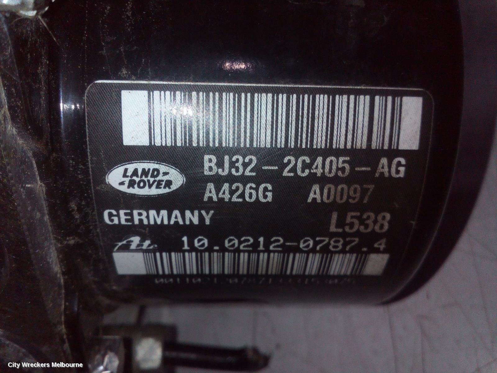 LAND ROVER RANGEROVER EVOQUE ABS PUMP/MODULATOR, L538, 11/2011 - 01/2019