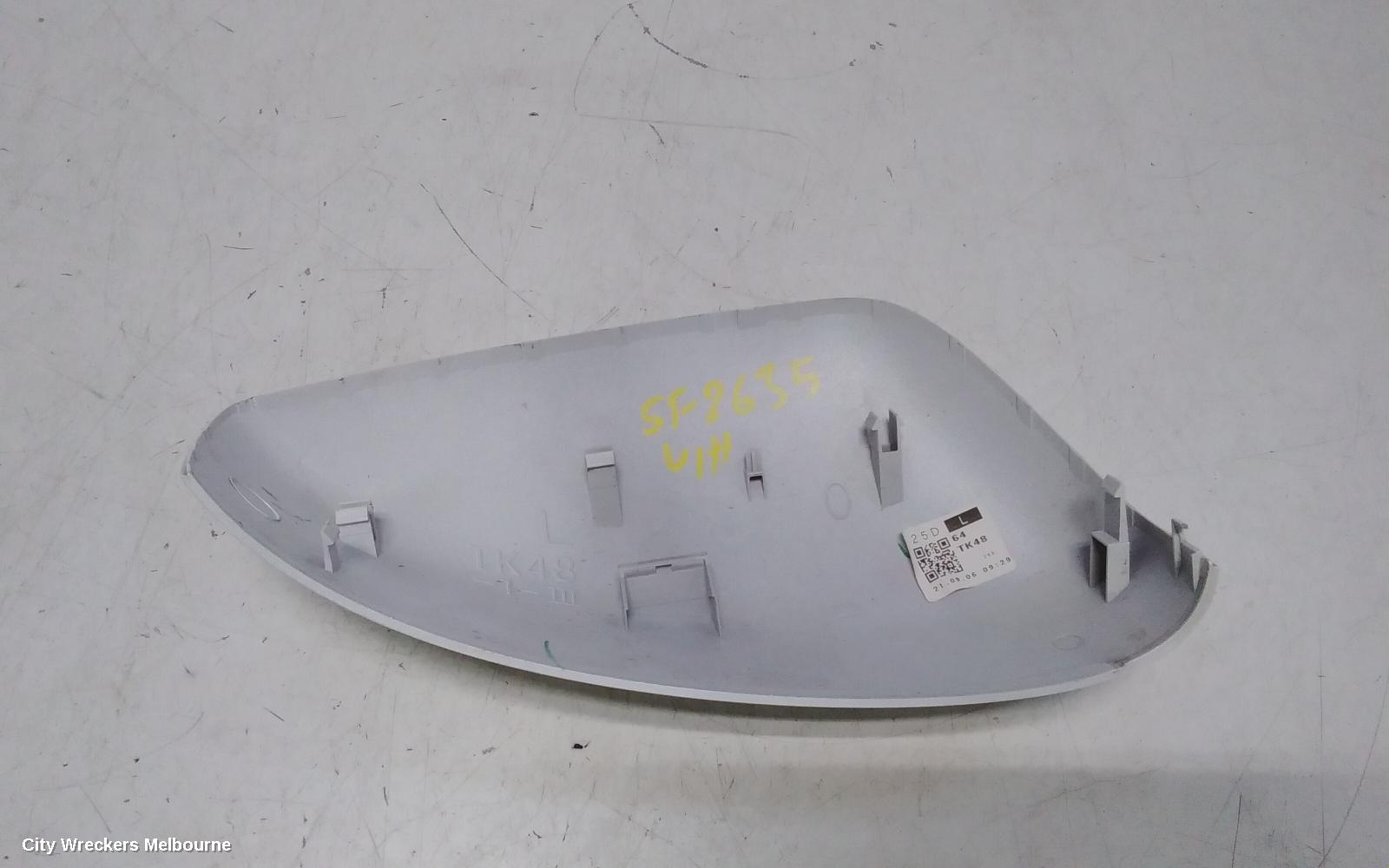 MAZDA CX8 LEFT DOOR MIRROR, KG, NON CAMERA TYPE, 05/2018 ONWARDS