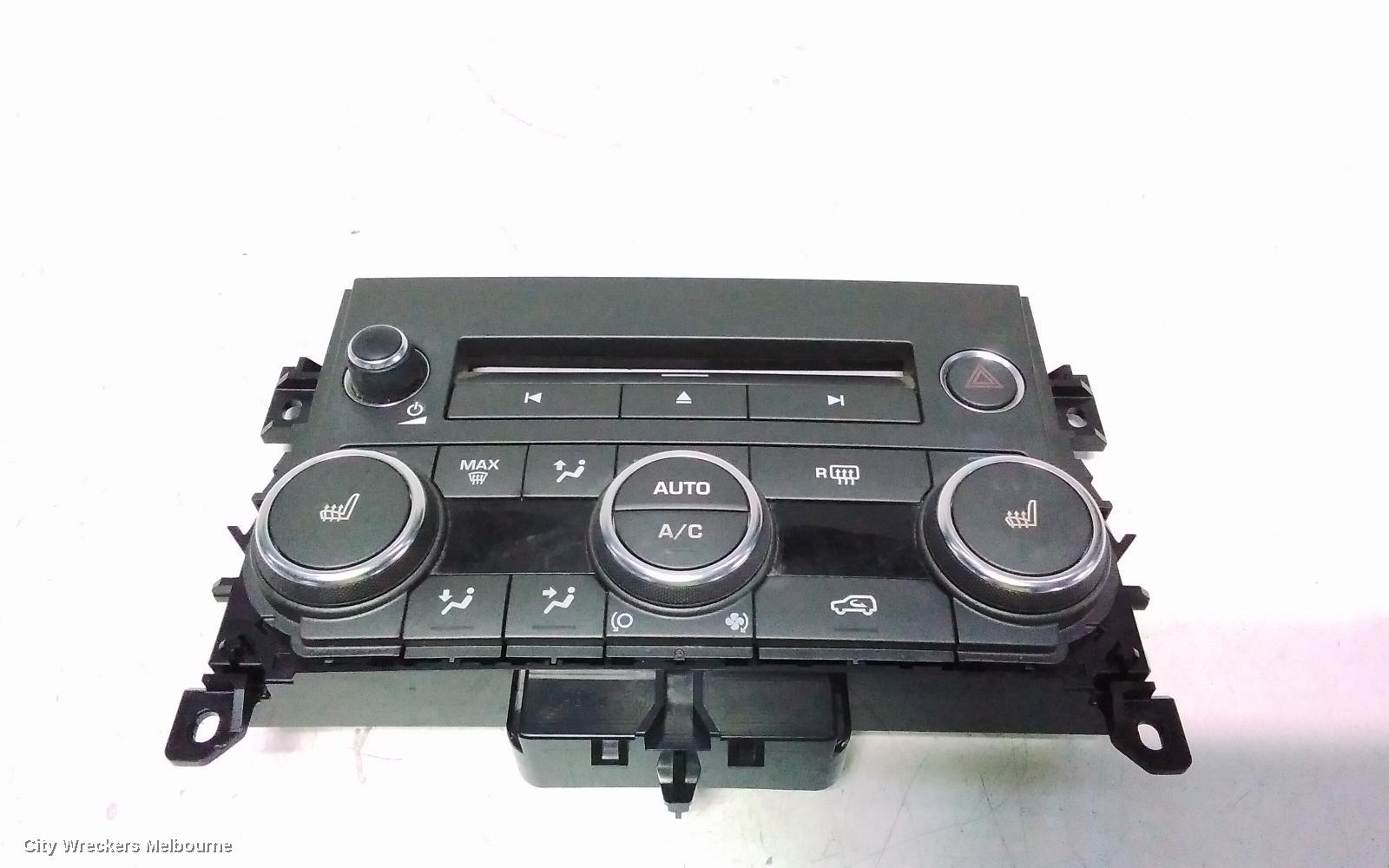 LAND ROVER RANGEROVER EVOQUE HEATER/AC CONTROLS, L538, 11/2011 - 01/2019