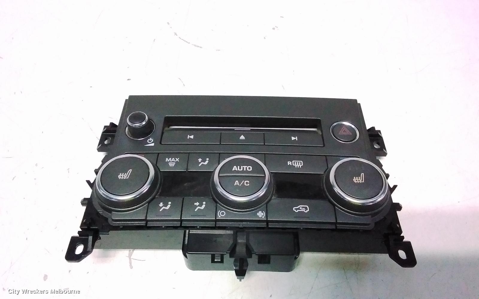 LAND ROVER RANGEROVER EVOQUE HEATER/AC CONTROLS, L538, 11/2011 - 01/2019