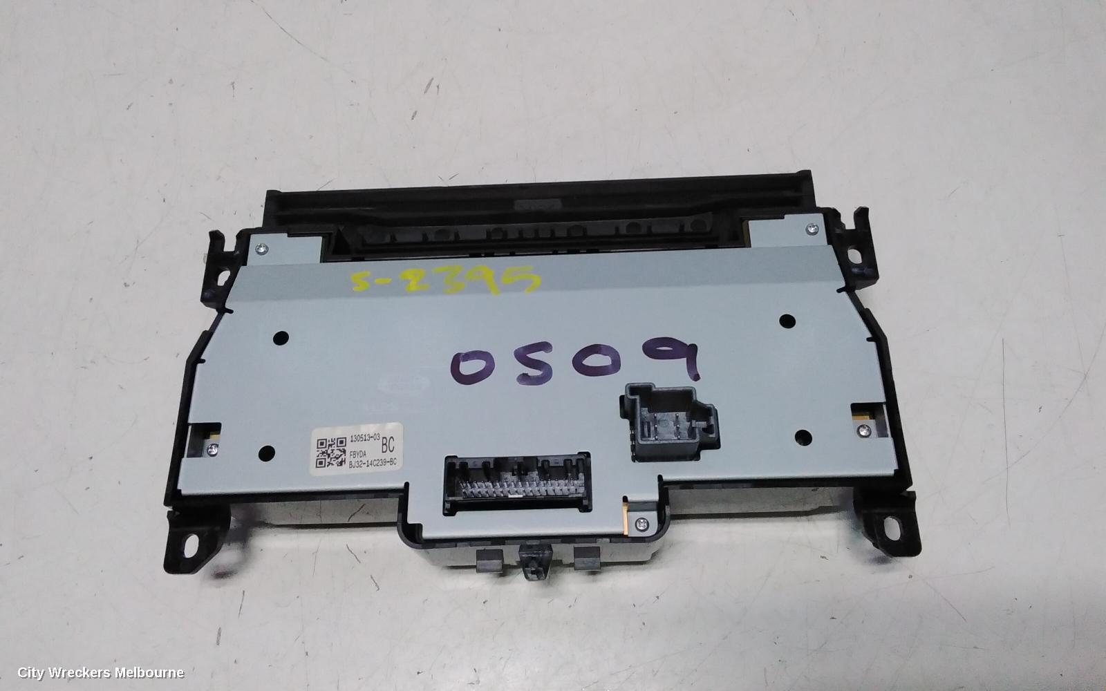 LAND ROVER RANGEROVER EVOQUE HEATER/AC CONTROLS, L538, 11/2011 - 01/2019