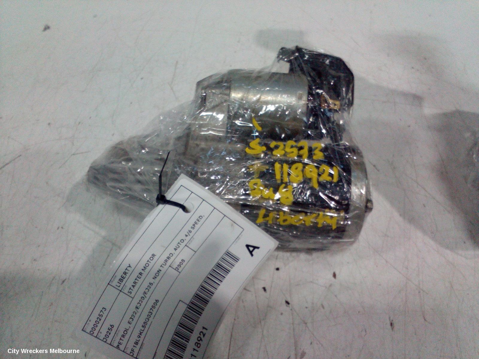 SUBARU LIBERTY STARTER, PETROL, EJ22/EJ20/EJ25, NON TURBO, AUTO, 4/6 SPEED, SERIES 1-5TH GEN, 12/1989 - 11/2014