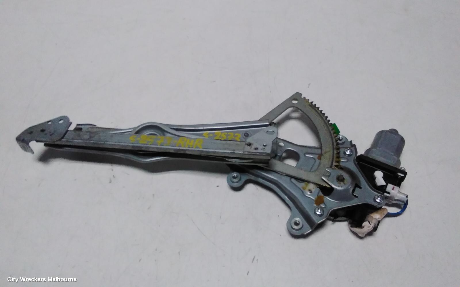 SUBARU LIBERTY RIGHT REAR WND REG/MOTOR, 4TH GEN, 08/2003 - 08/2009