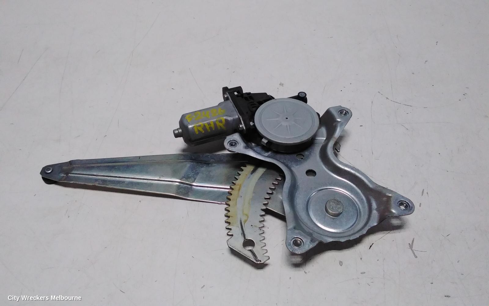 SUZUKI SWIFT RIGHT REAR WND REG/MOTOR, FZ, POWER, 08/2010 - 03/2017