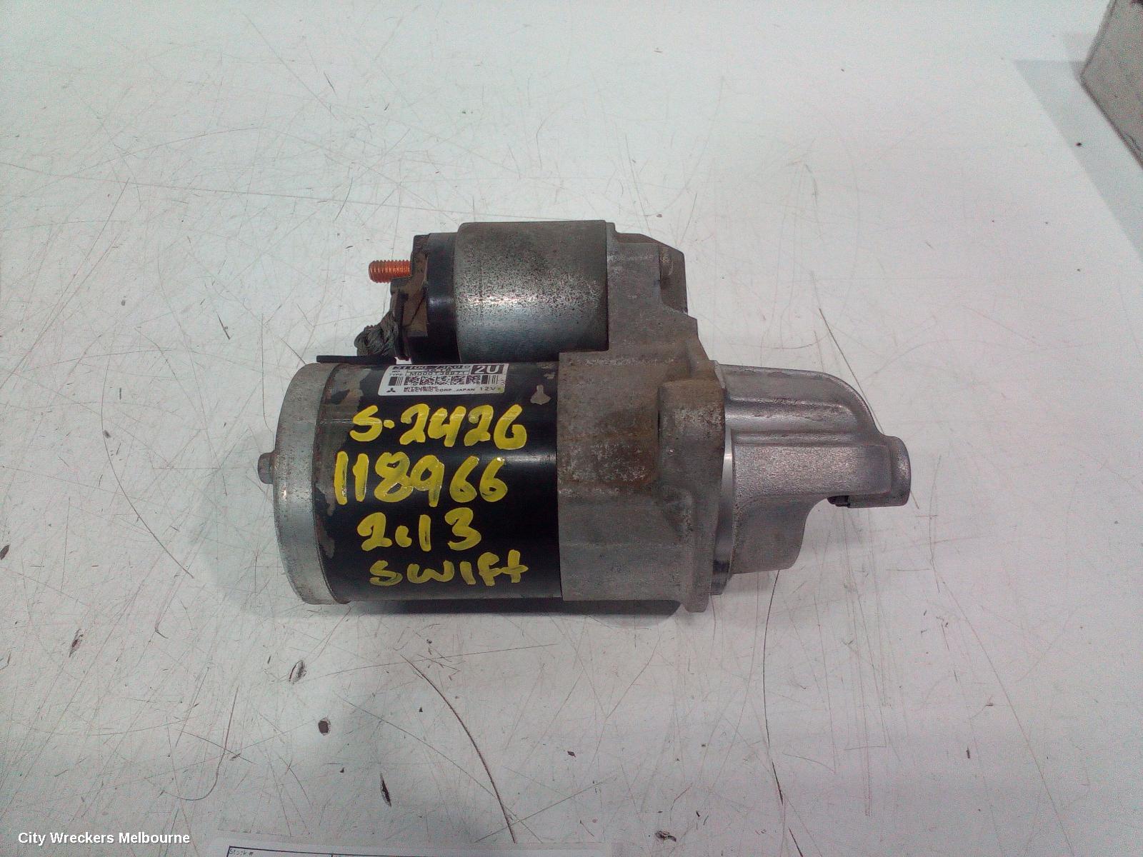 SUZUKI SWIFT STARTER, PETROL, 1.4, K14B, FZ, (VIN JSAFZC), 08/2010 - 03/2017