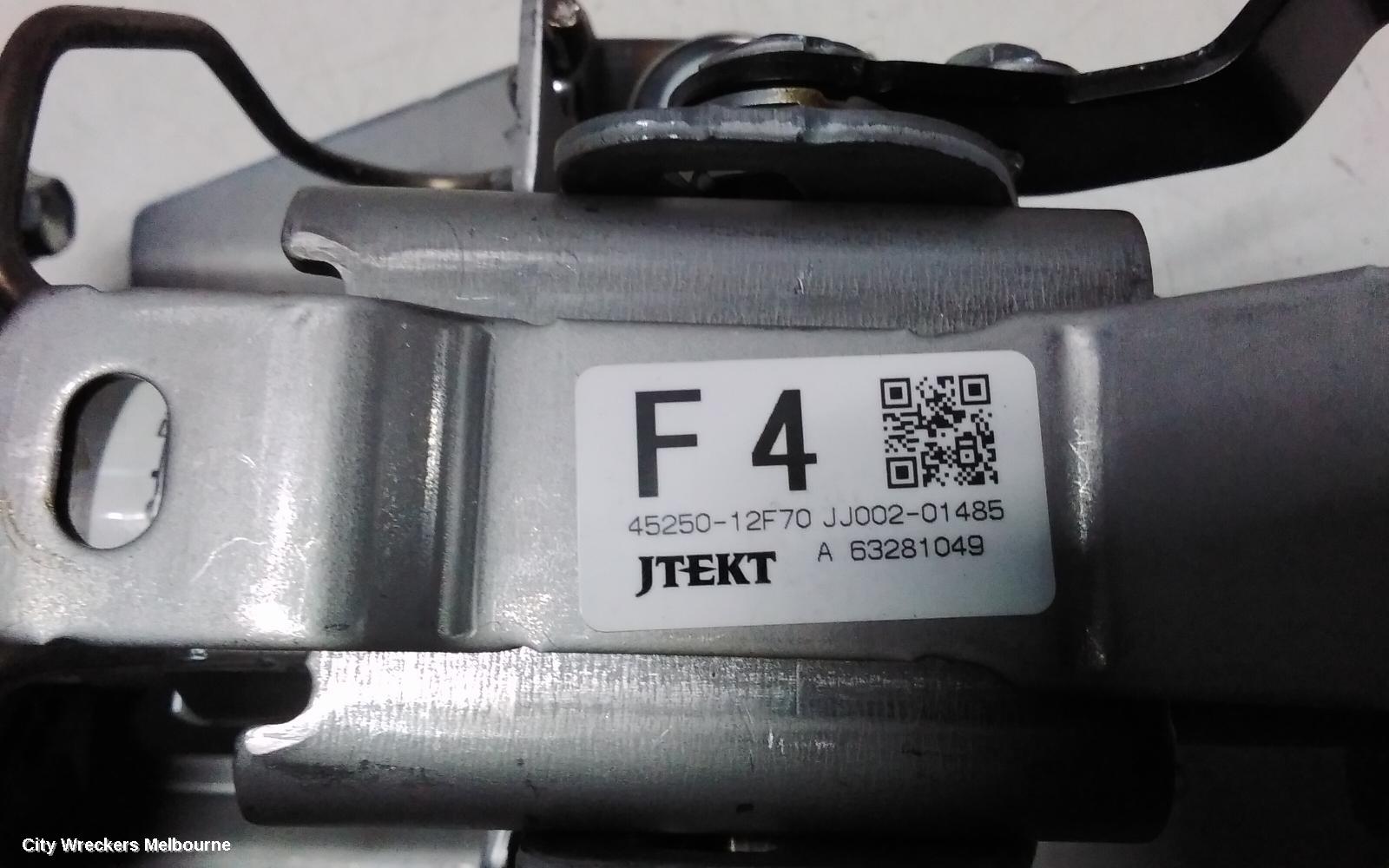 TOYOTA COROLLA STEERING COLUMN, ZRE182R, 10/2012 - 06/2018