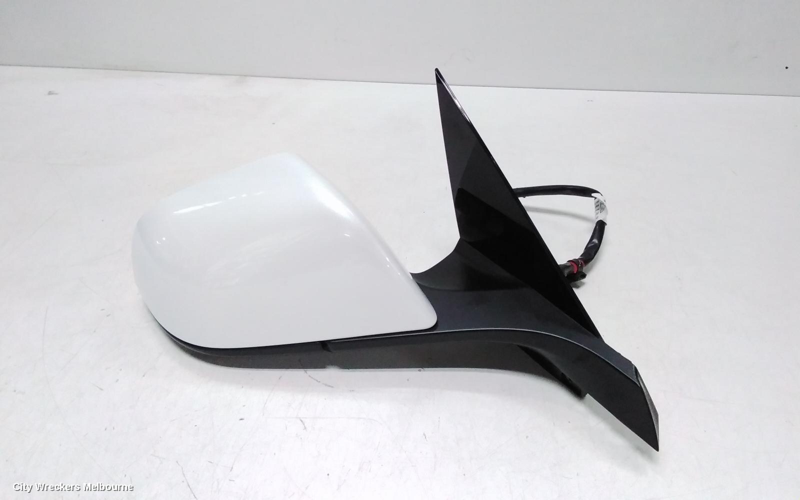 TESLA MODEL 3 RIGHT DOOR MIRROR, 1ST GEN, POWER, FOLDING, HEATED, DIMMING, BLACK BASE TYPE, 06/2019 - 08/2023