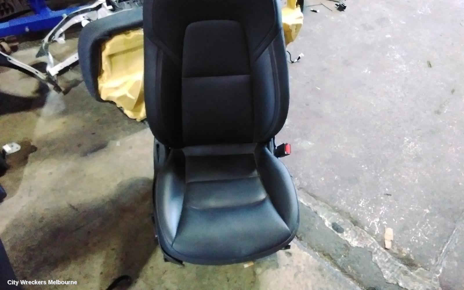 TESLA MODEL 3 FRONT SEAT, RH FRONT, LEATHER, BLACK, 1ST GEN, 06/2019 ONWARDS