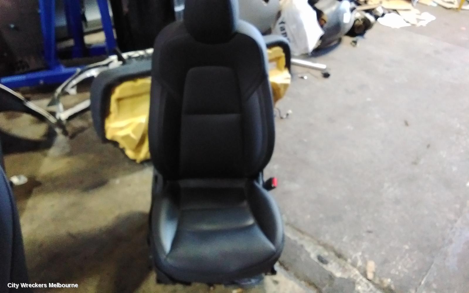 TESLA MODEL 3 FRONT SEAT, RH FRONT, LEATHER, BLACK, 1ST GEN, 06/2019 ONWARDS