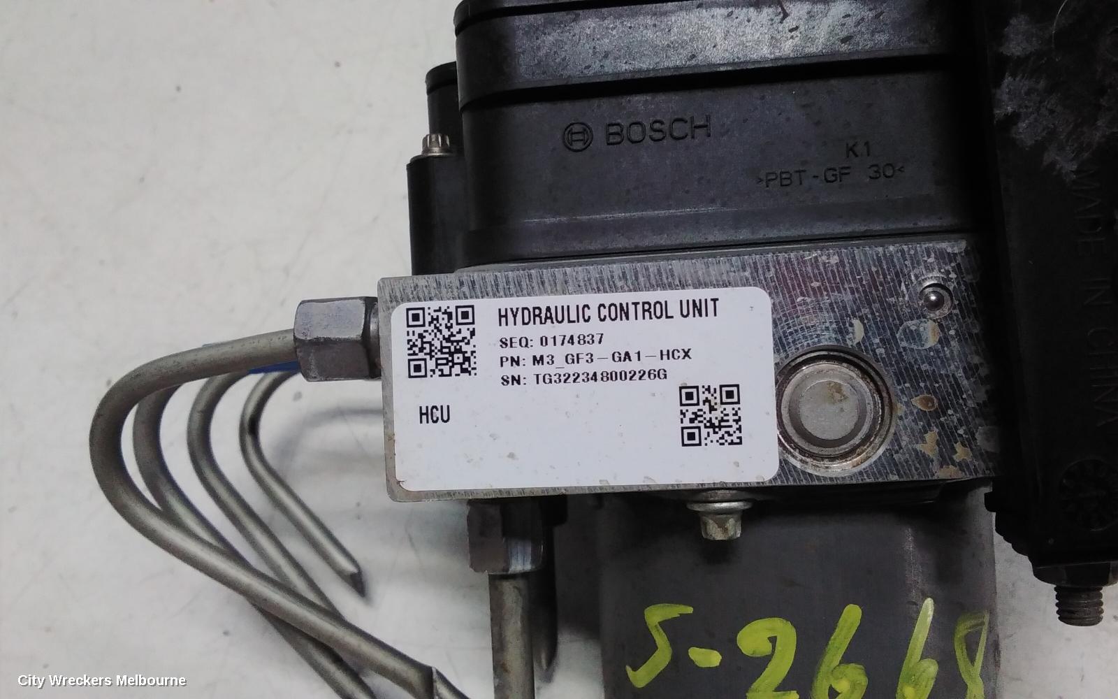 TESLA MODEL 3 ABS PUMP/MODULATOR, 1ST GEN, 06/2019 ONWARDS