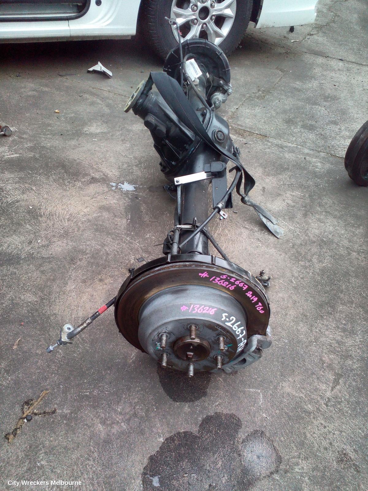 LDV T60 REAR DIFF ASSEMBLY, SK8C, LSD (LUXE TRIM), AUTO T/M, 07/2017 ONWARDS