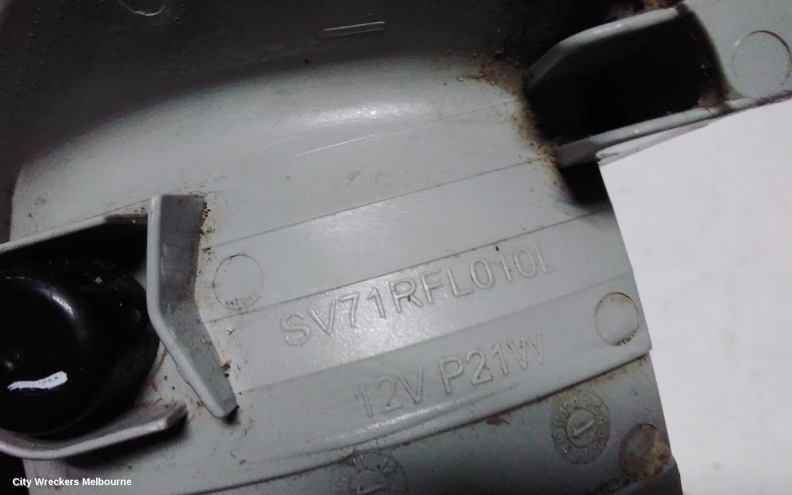 LDV G10 LEFT TAILLIGHT, SV7A/SV7C, WAGON/VAN, IN BUMPER FOG LAMP, TAILGATE TYPE, 04/2015 ONWARDS
