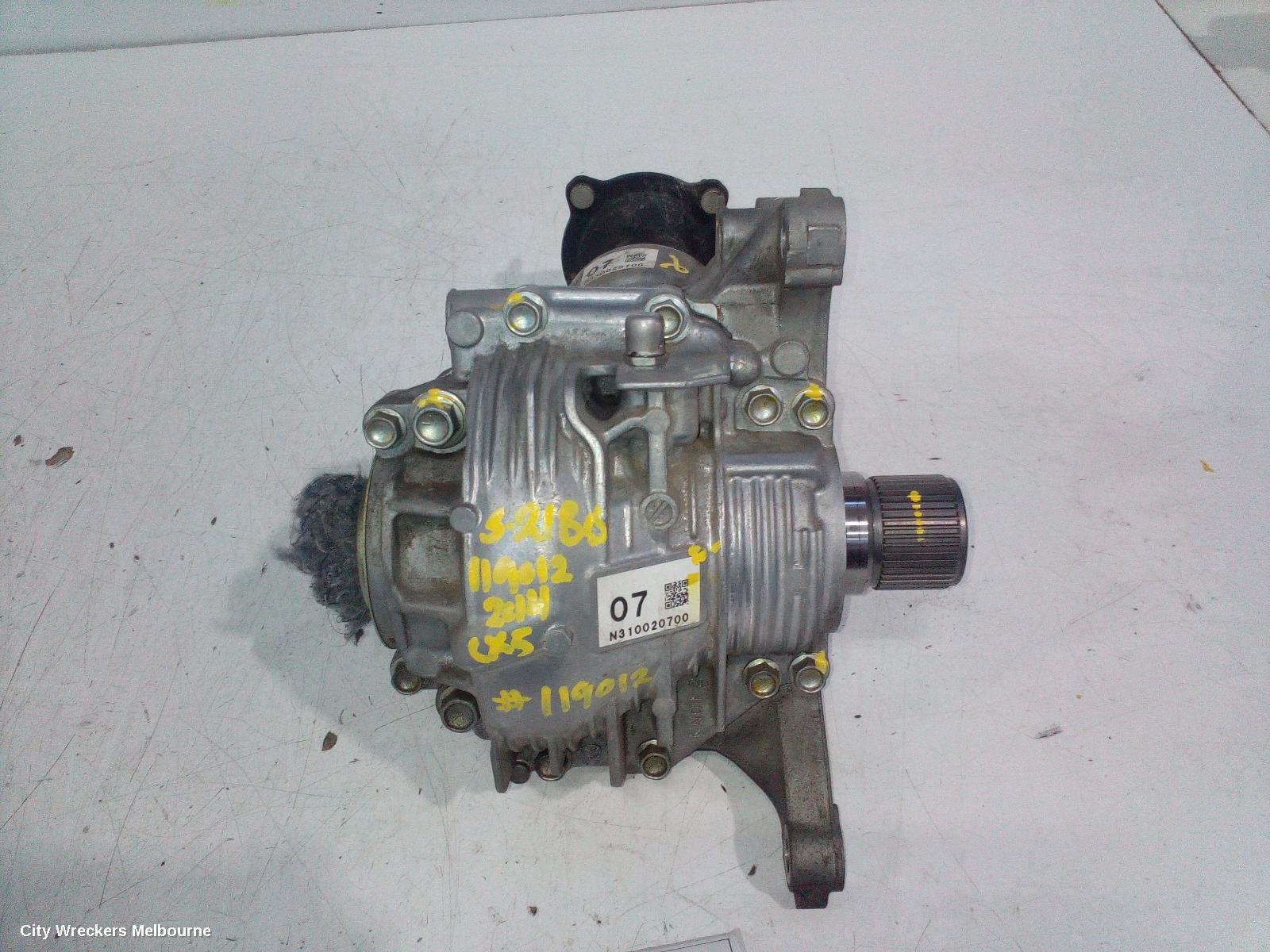 MAZDA CX5 TRANSFER CASE, AUTO, 2.2, DIESEL, KE, 02/2012 - 12/2016