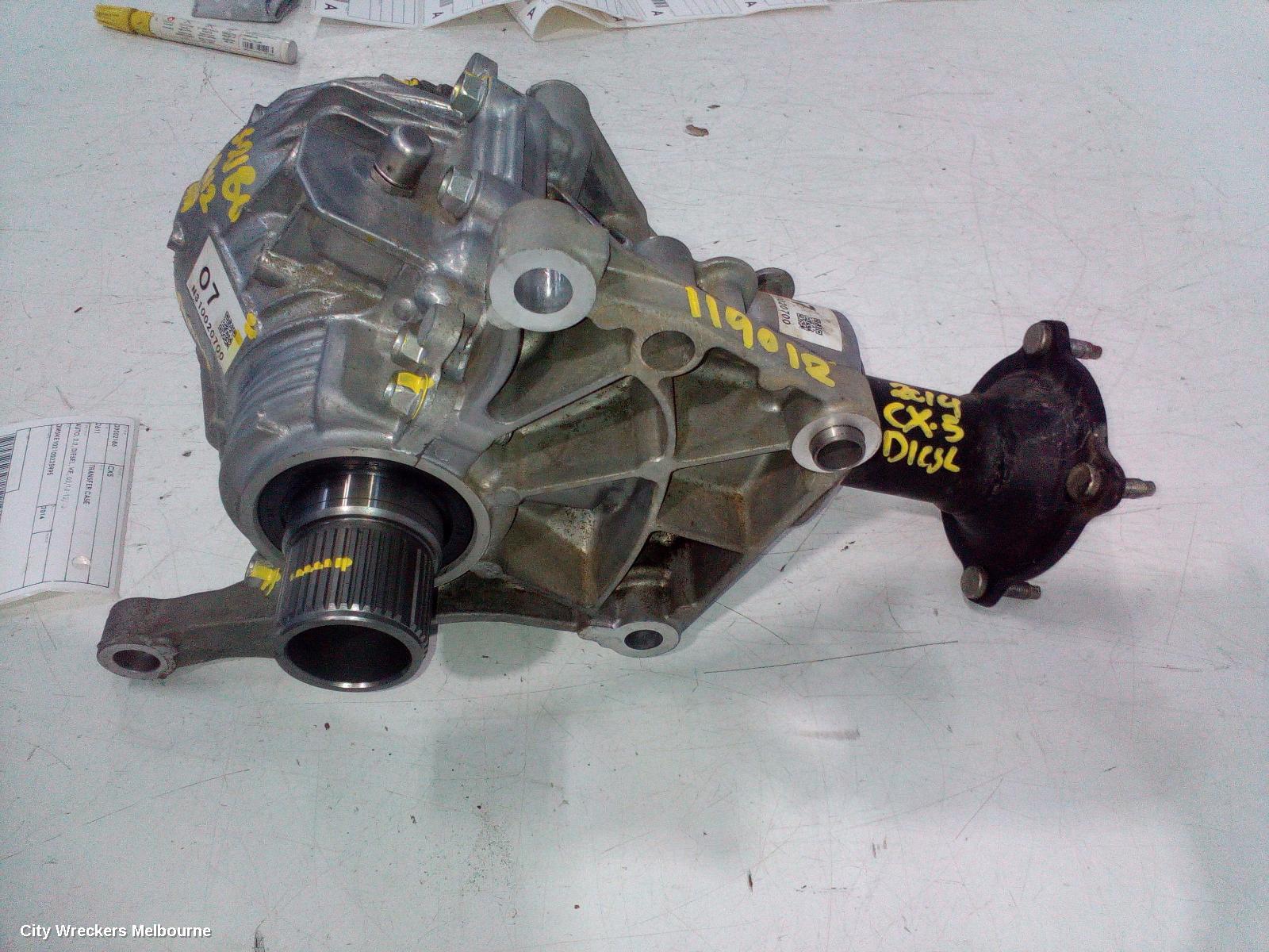 MAZDA CX5 TRANSFER CASE, AUTO, 2.2, DIESEL, KE, 02/2012 - 12/2016