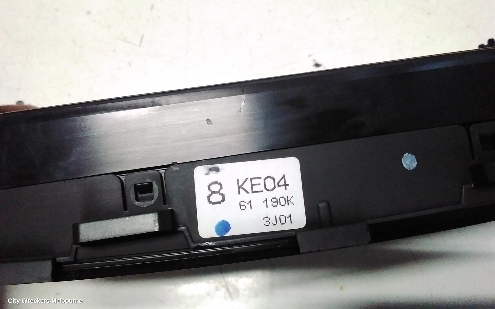 MAZDA CX5 HEATER/AC CONTROLS, CLIMATE CONTROL TYPE, KE, 02/2012 - 11/2014