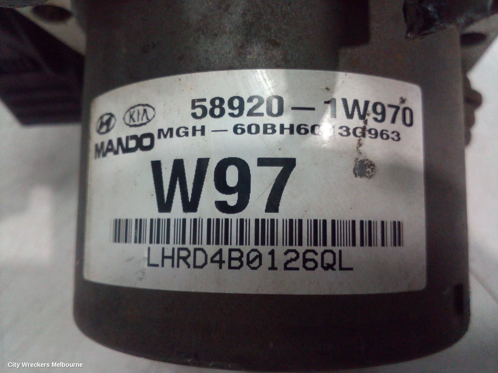 KIA RIO ABS PUMP/MODULATOR, UB, 11/2014 - 11/2016