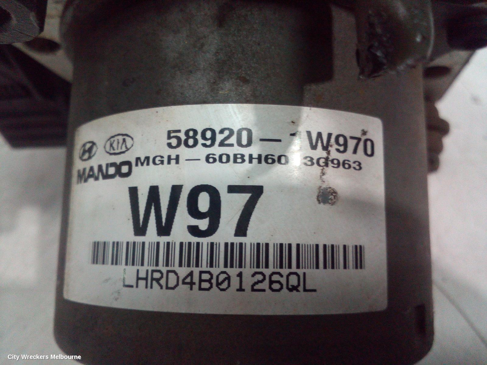 KIA RIO ABS PUMP/MODULATOR, UB, 11/2014 - 11/2016