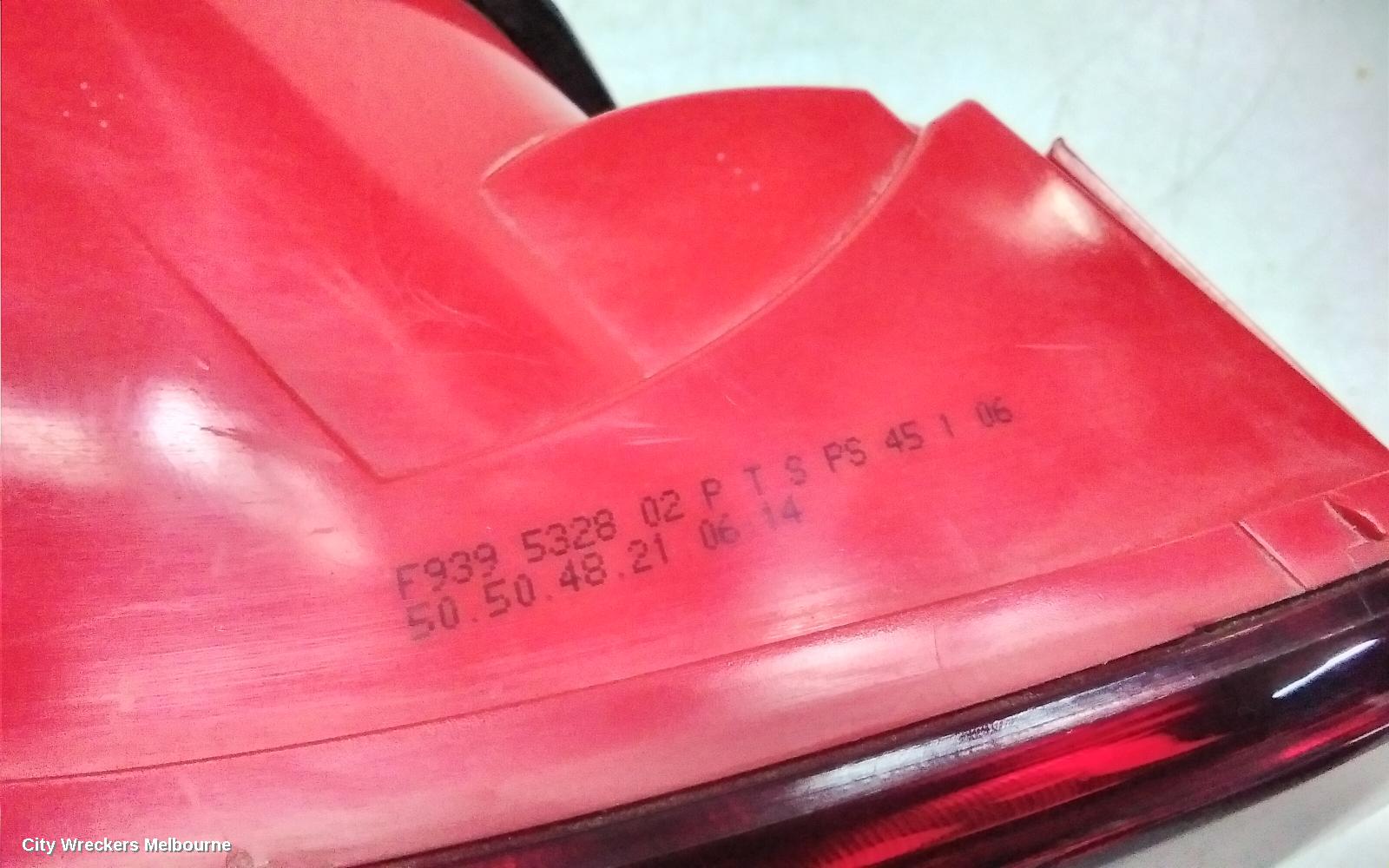 ALFA ROMEO 159 LEFT TAILLIGHT, 06/2006 - 01/2012