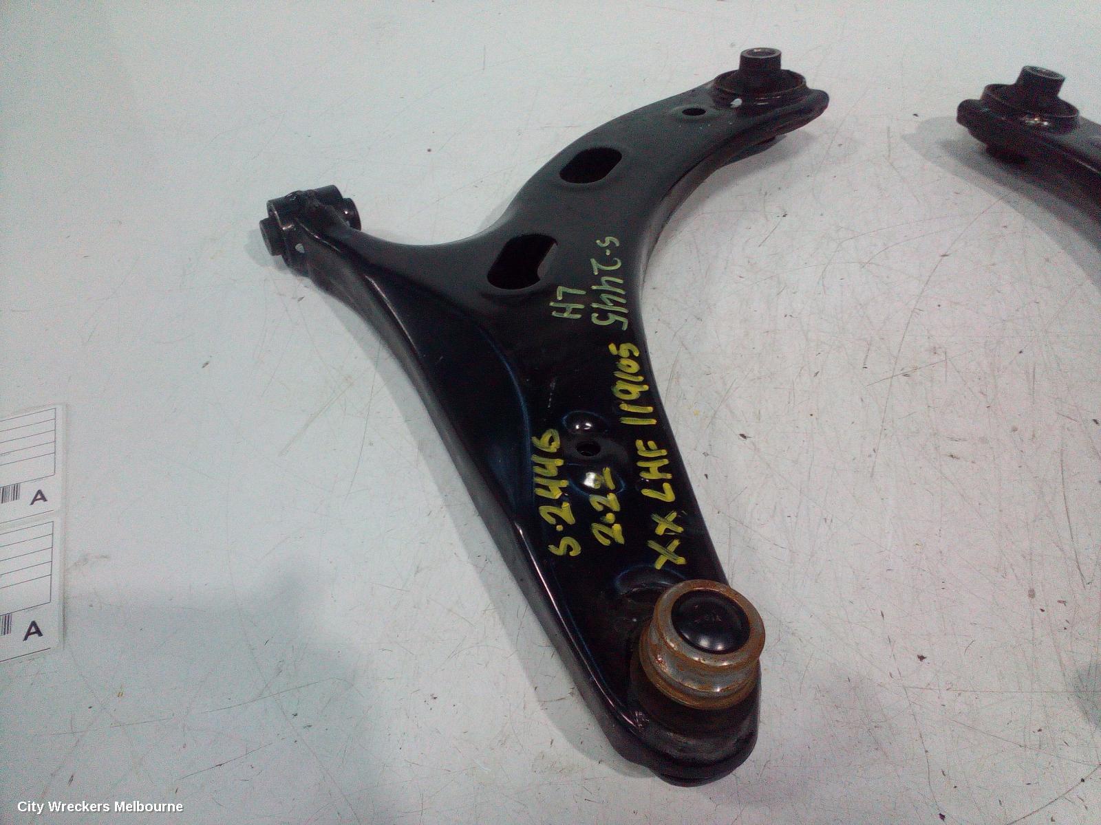 SUBARU XV LEFT FRONT LOWER CONTROL ARM, G5X, 03/2017 - 06/2023