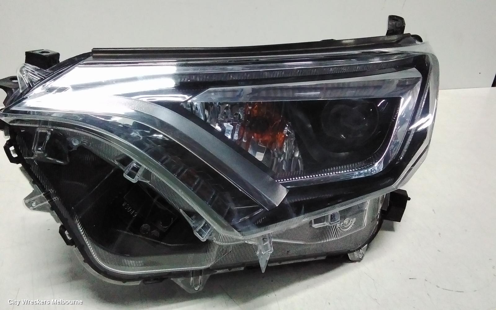 TOYOTA RAV4 LEFT HEADLAMP, XA40, LED TYPE, 10/2015 - 12/2018
