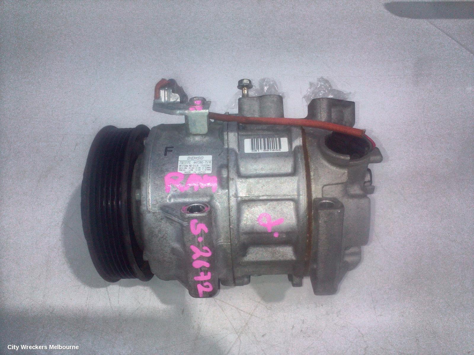 TOYOTA RAV4 A/C COMPRESSOR, ZSA42R, 2.0, PETROL, 12/2012 - 12/2018