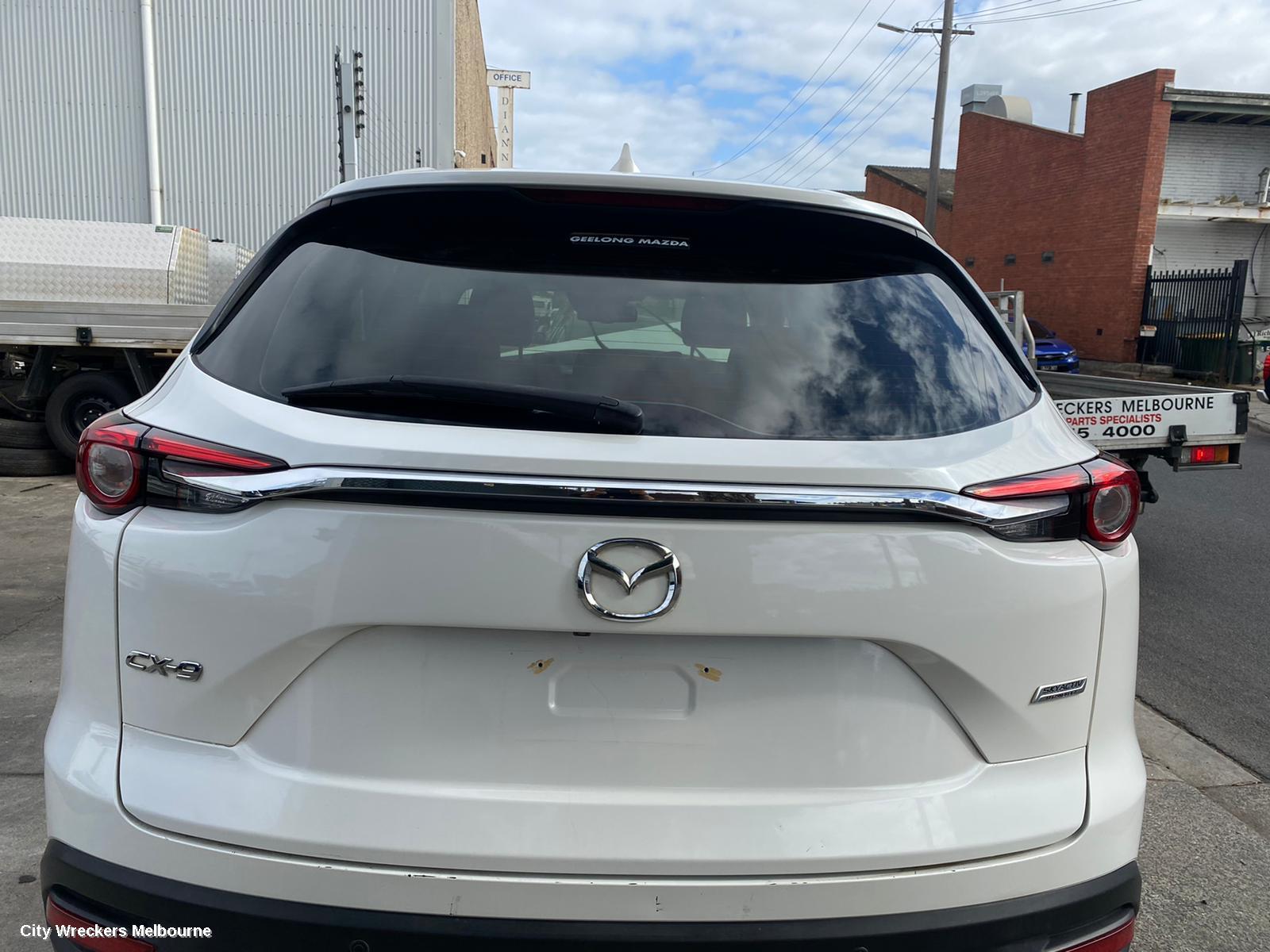 MAZDA CX9 RIGHT REAR DOOR WINDOW, TC, 07/2016 ONWARDS