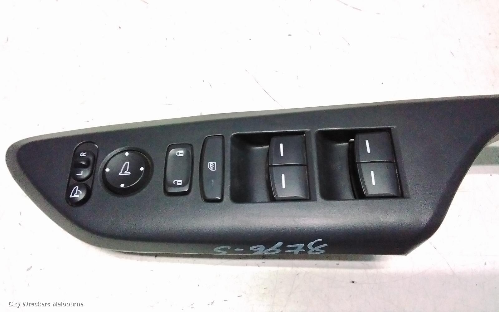 HONDA CIVIC PWR DR WIND SWITCH, RH FRONT (MASTER SWITCH), HATCH, AUTO FOLD TYPE, 10TH GEN, 05/2016 - 08/2021
